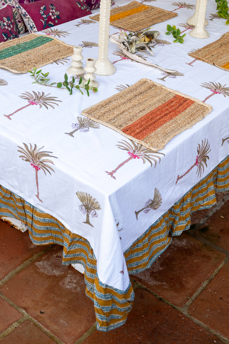 Mantel Volant Palmier