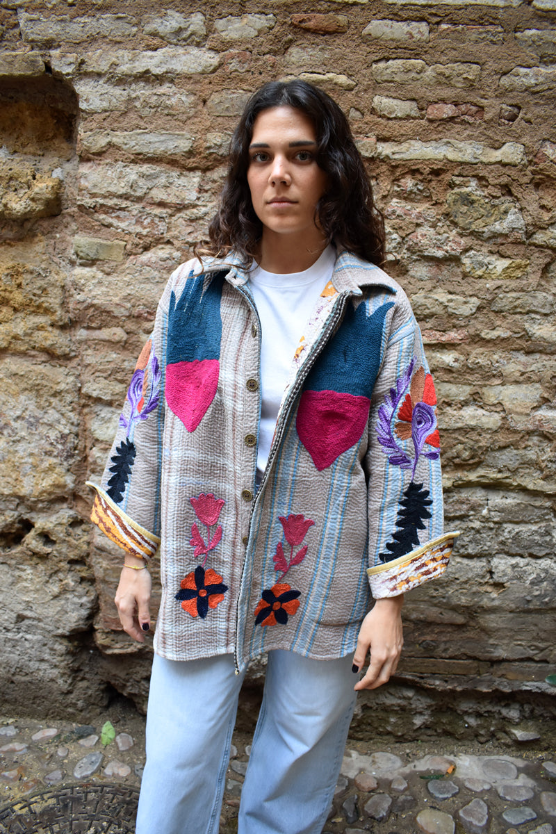 Sobrecamisa Bordada pieza única