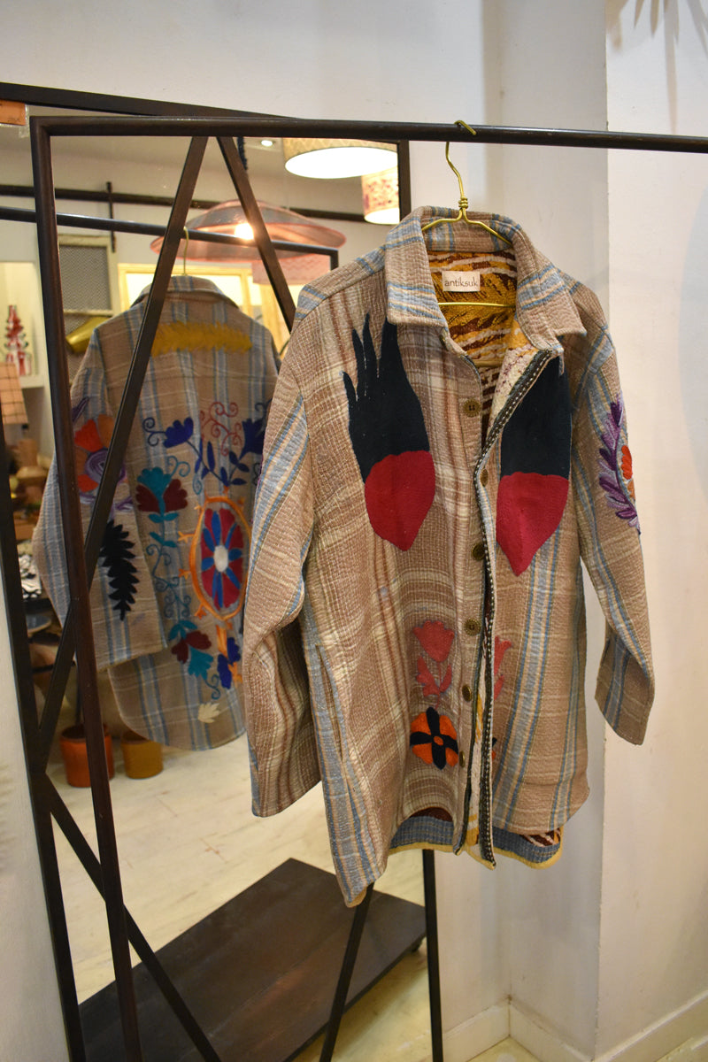 Sobrecamisa Bordada pieza única