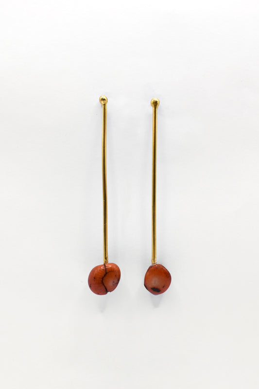 Pendientes Julia Coral