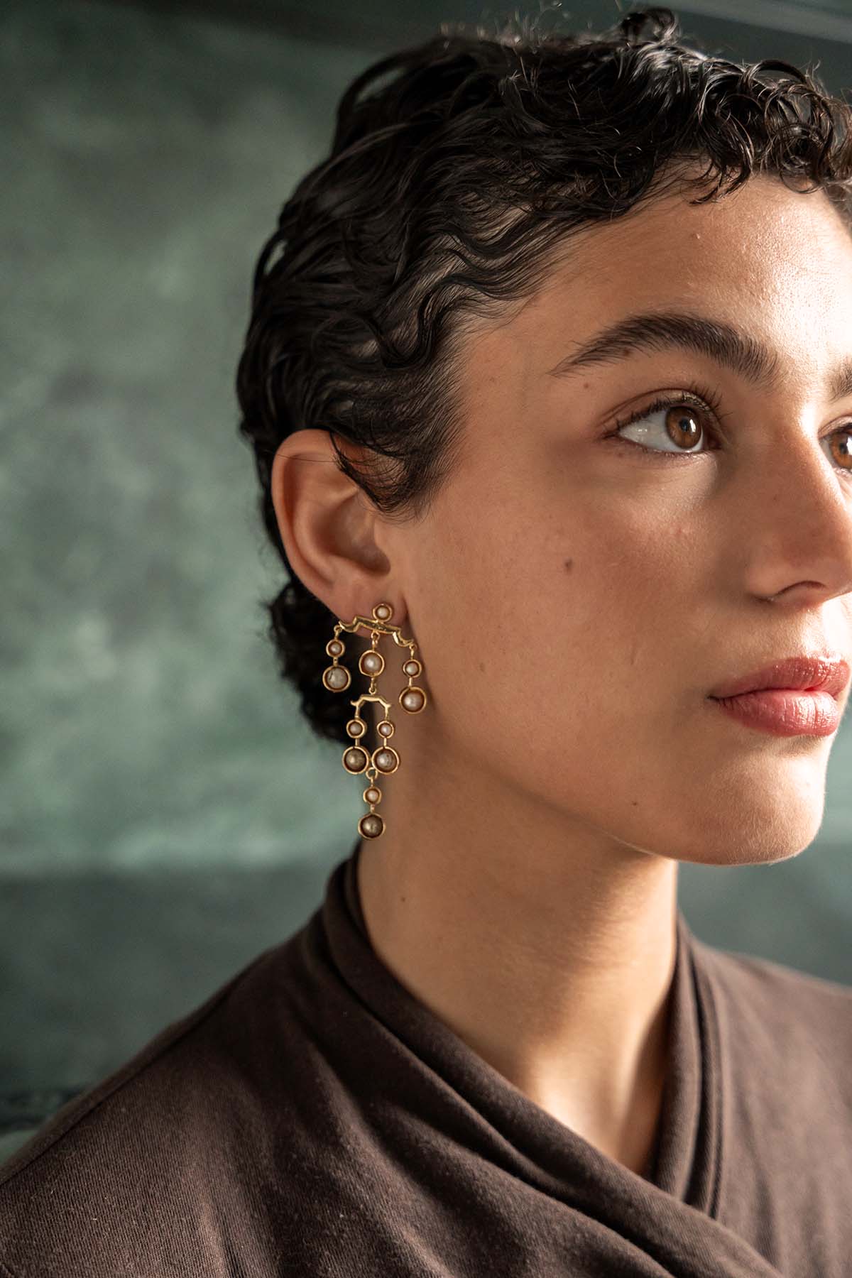 Pendientes Narciso Perlas