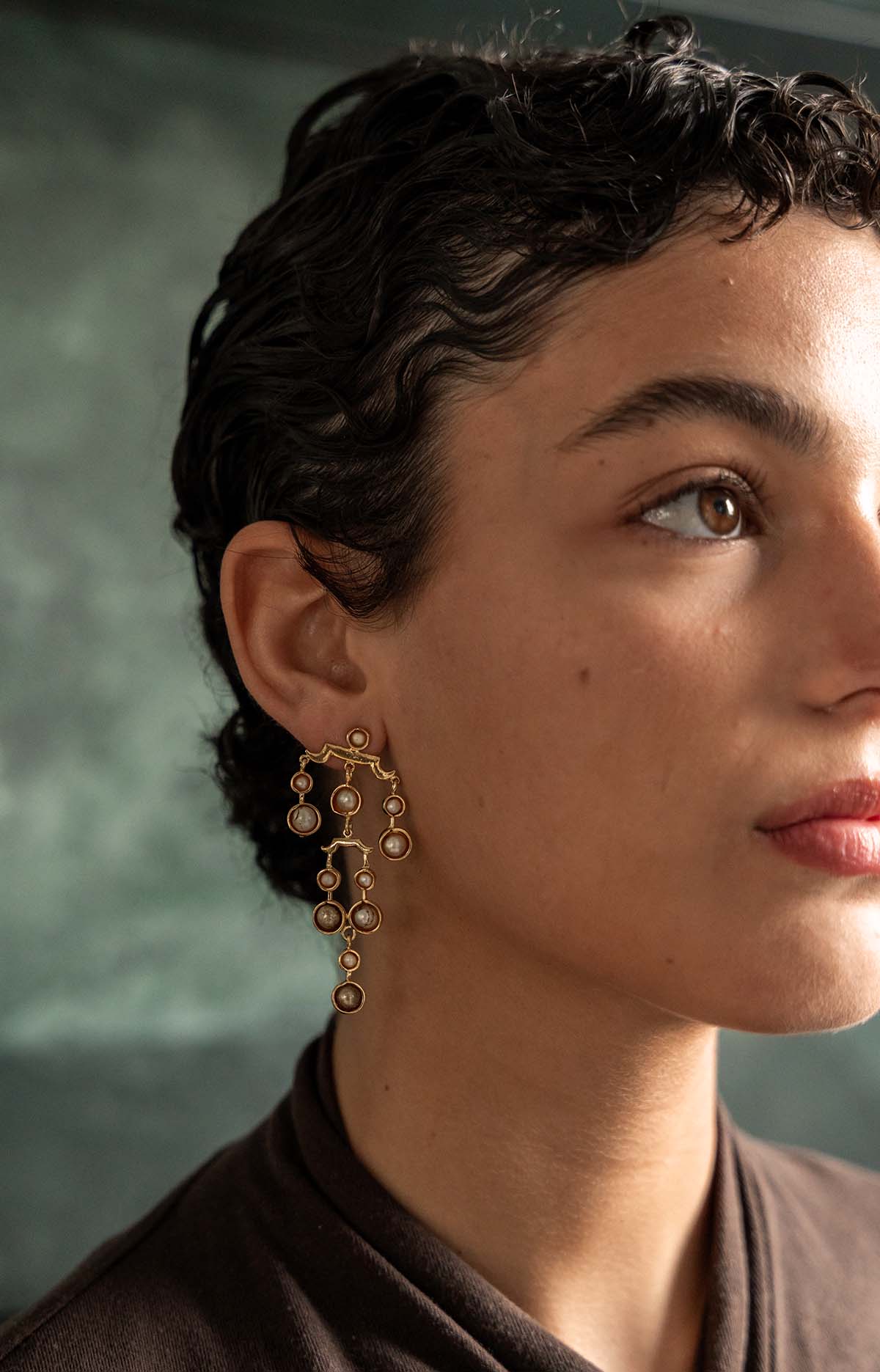 Pendientes Narciso Perlas