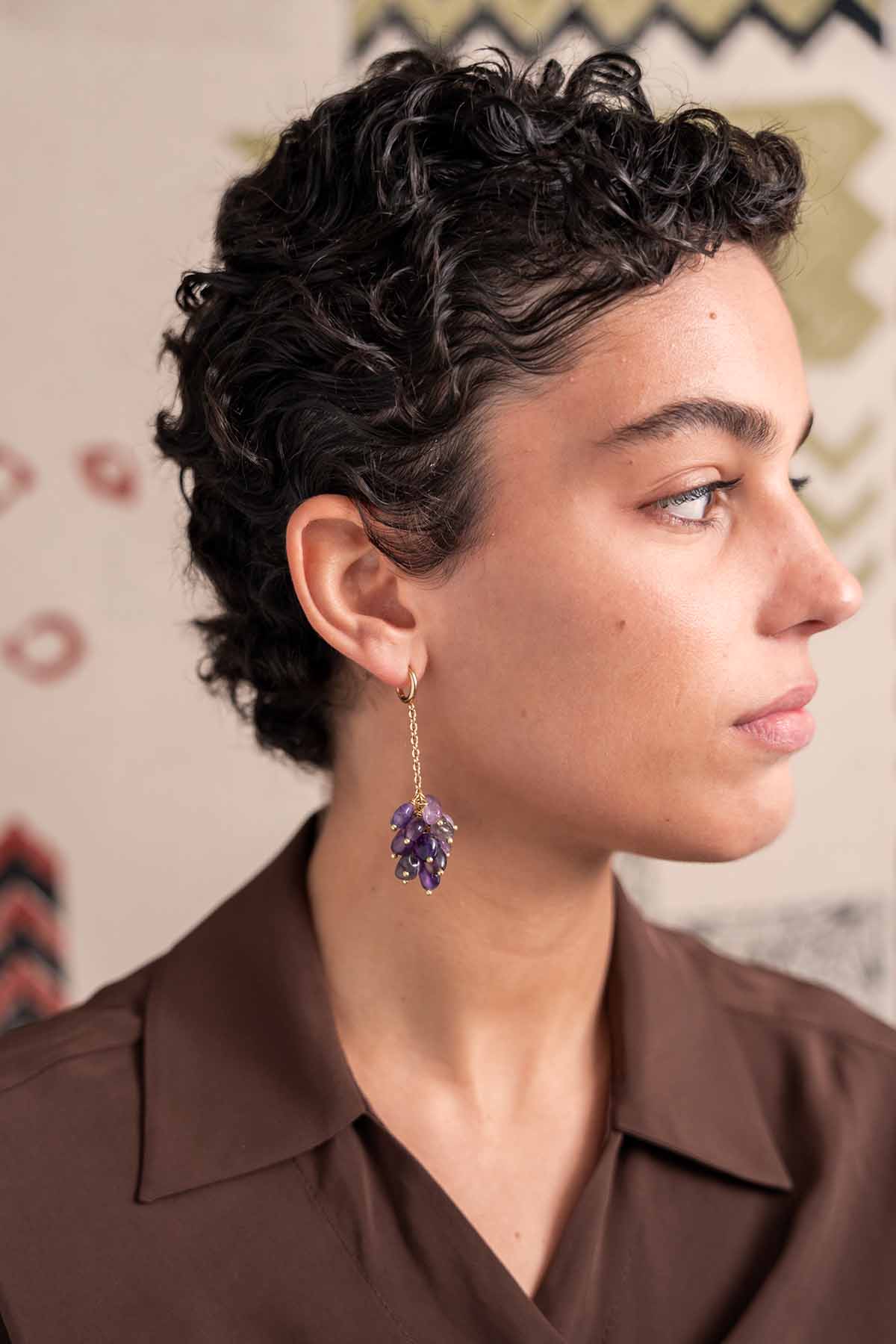 Pendientes Seatle Amatista