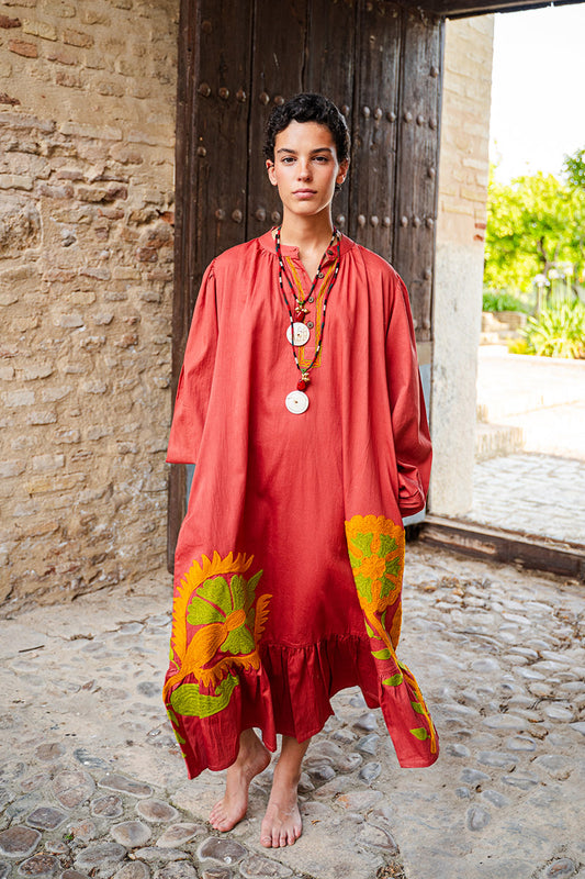 Vestido Fátima Azafran