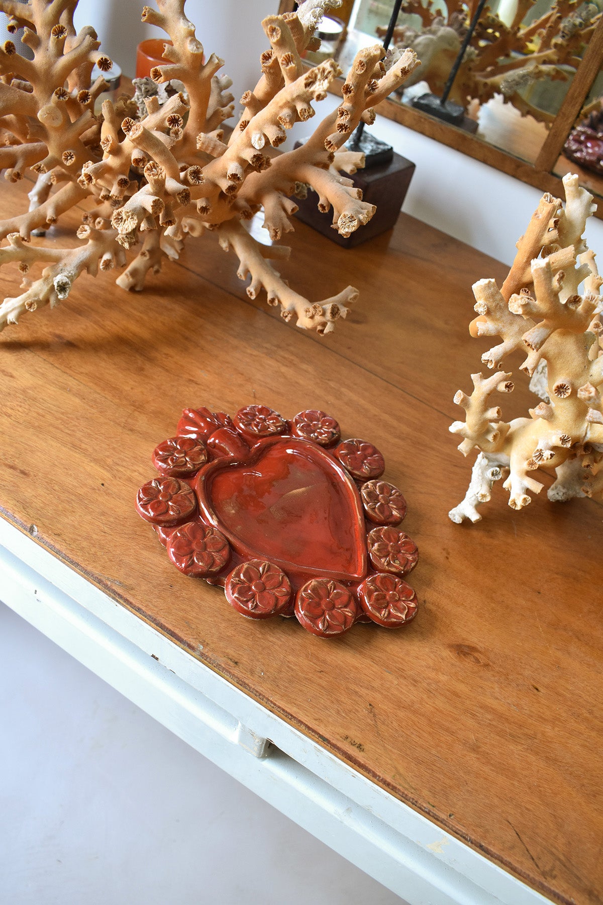 Exvoto corazón grande rojo
