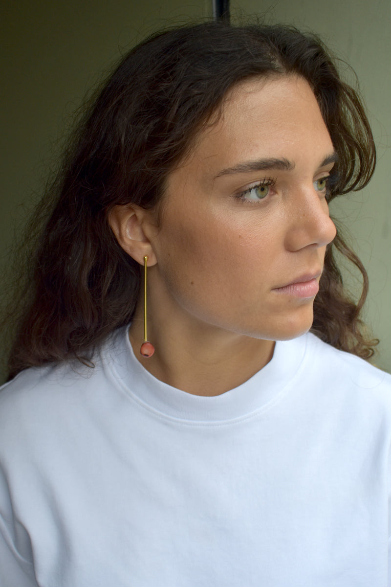 Pendientes Julia Coral
