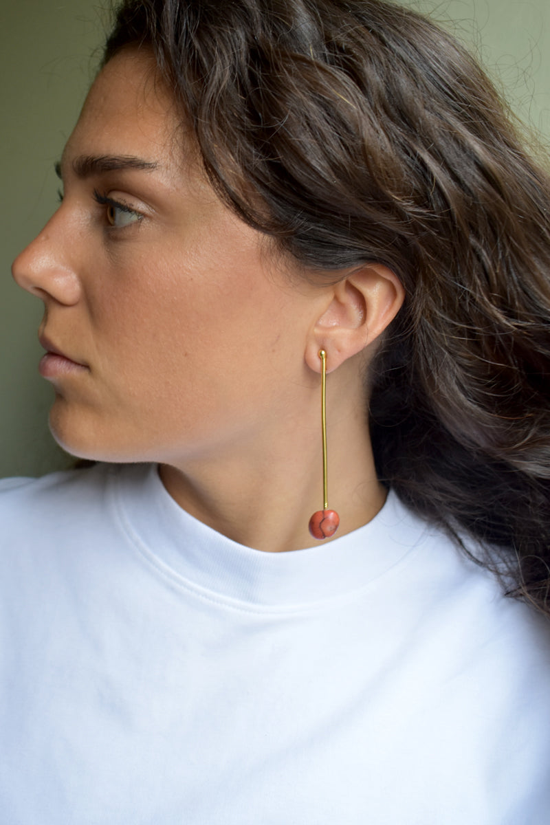 Pendientes Julia Coral