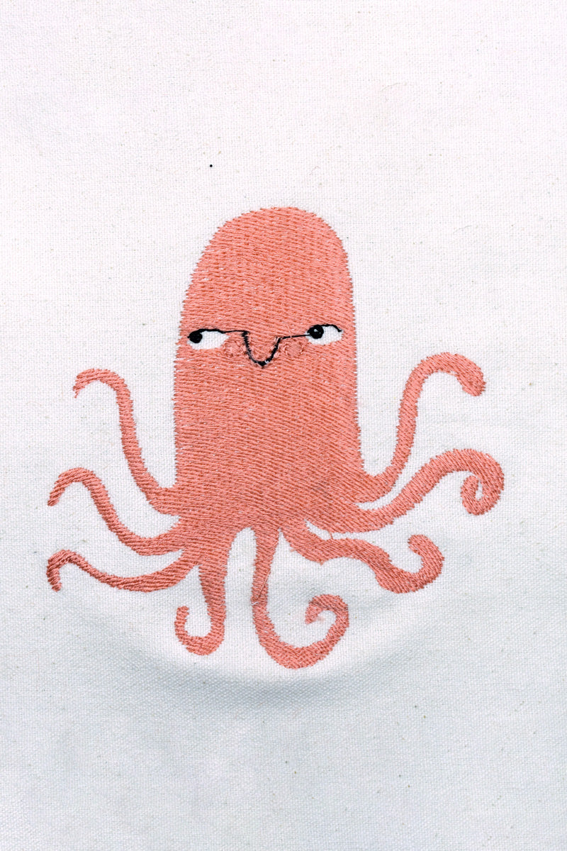 Servilleta Bordada Pulpo