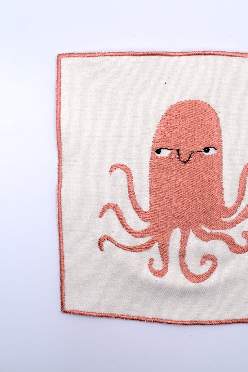 Servilleta Bordada Pulpo